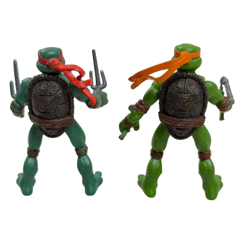 Vintage 2006 TMNT Movie Mini Action Figure Complete Lot‎ Turtles & Splinter 2.5